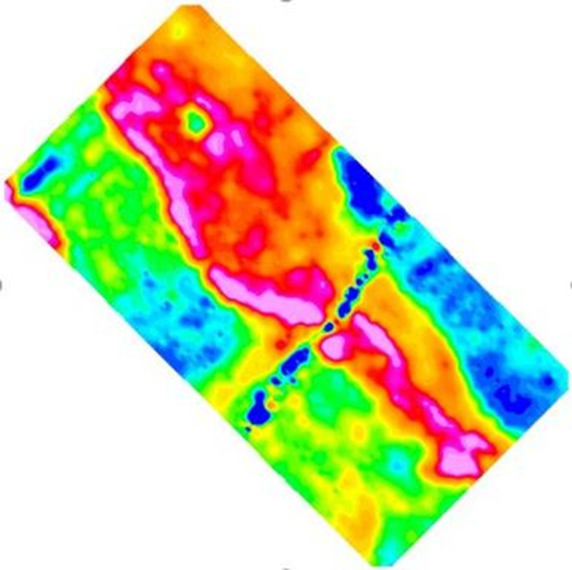 Volcanic unit is highest amplitude
